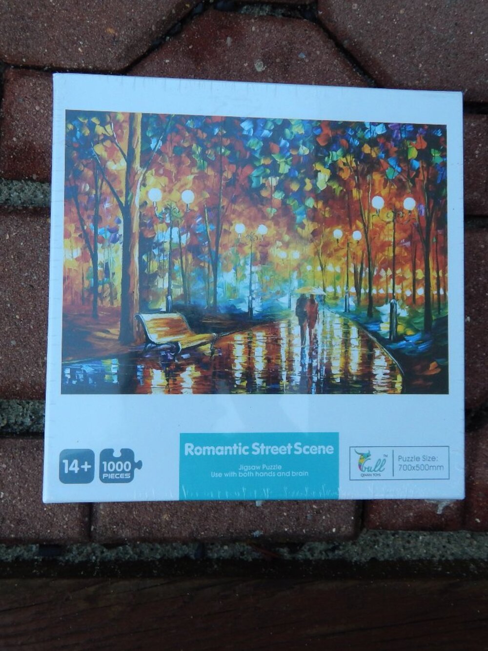 Romantic Street Scene 1000pc Jigsaw Puzzle NEW SEALED